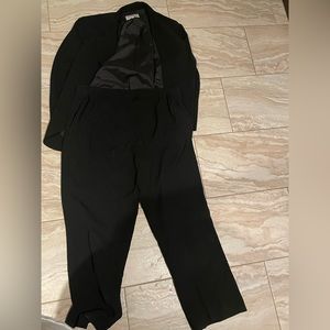 Lafayette Wide Leg High Rise Dalton Suit Pants